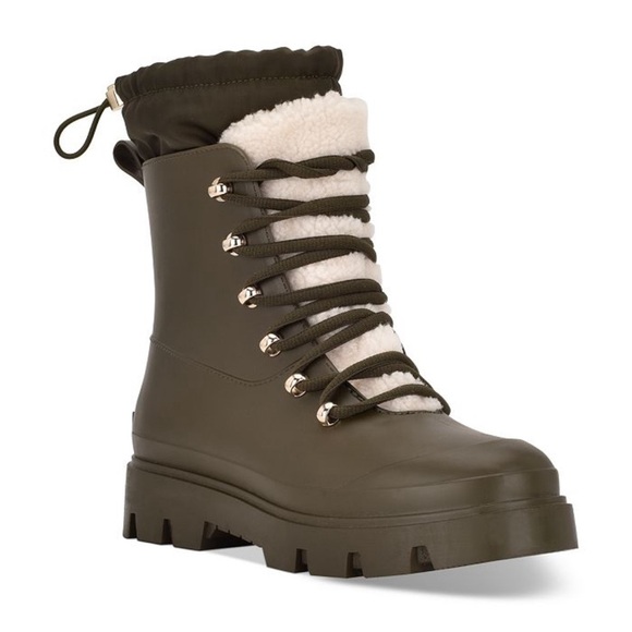 Marc Fisher Shoes - Marc Fisher $239  Women’s Weatherproof Lug Sole Military Green Boots Size 5 NWT